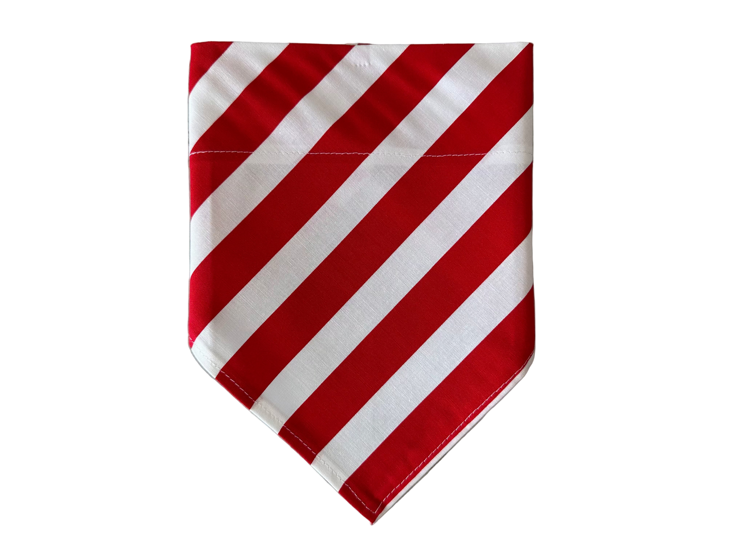 Stripes | Red + White | Bandana