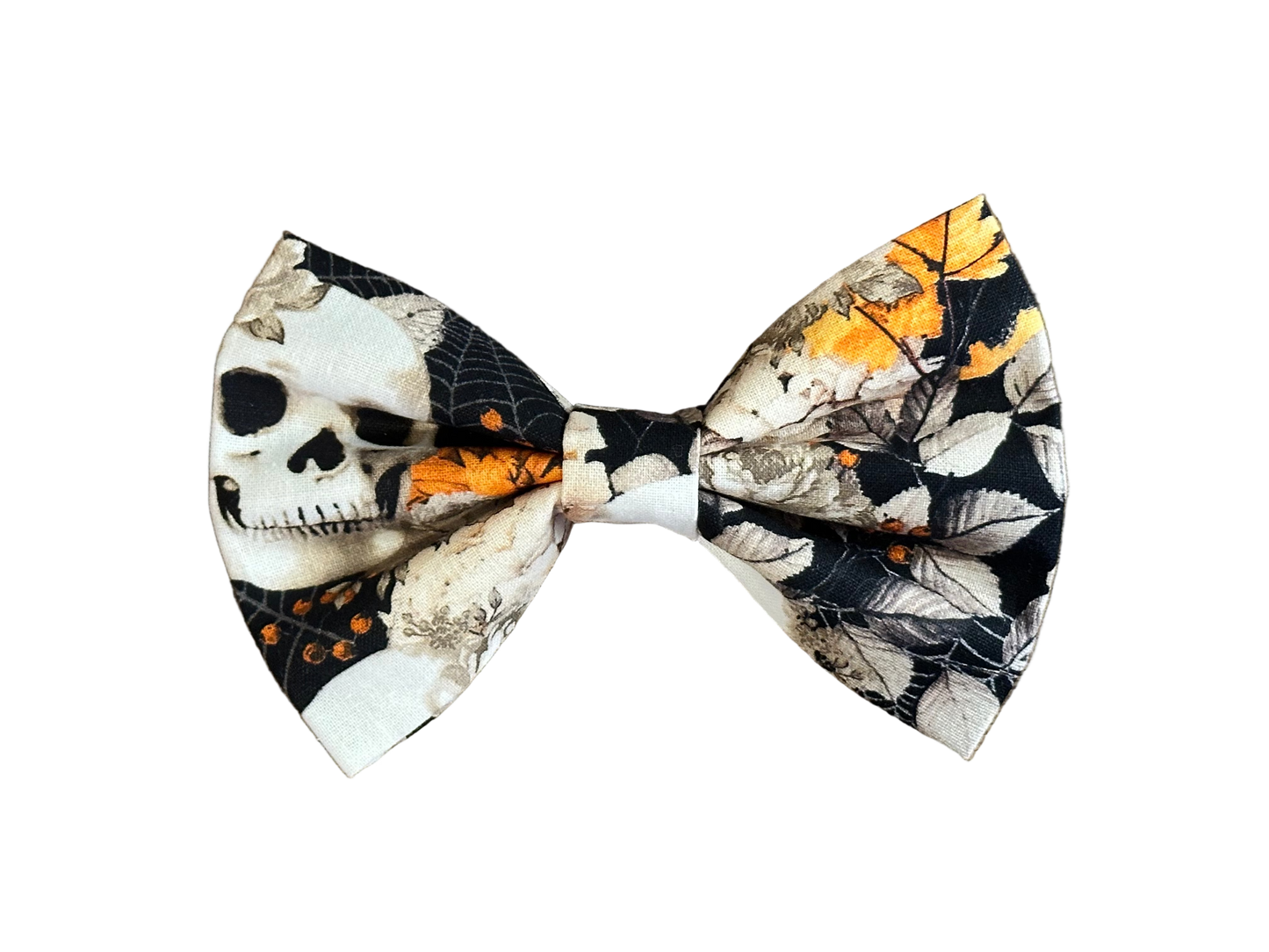 Floral Skulls | Black | Bow Tie