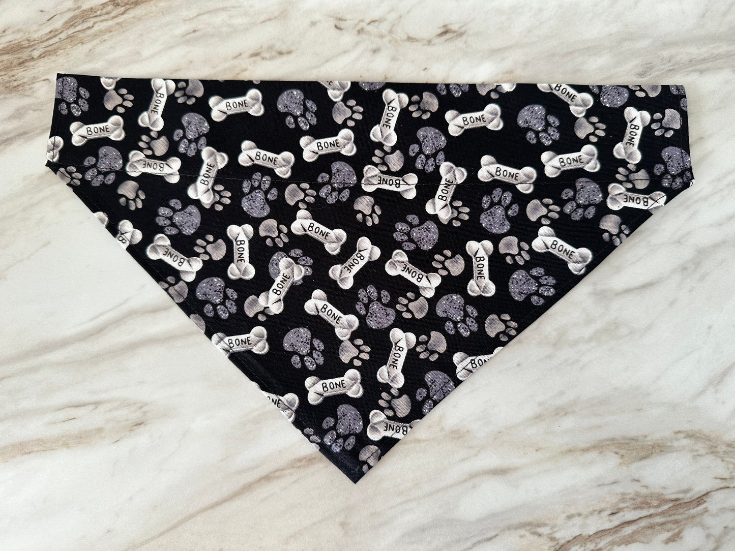 Paw Print + Bone | Bandana