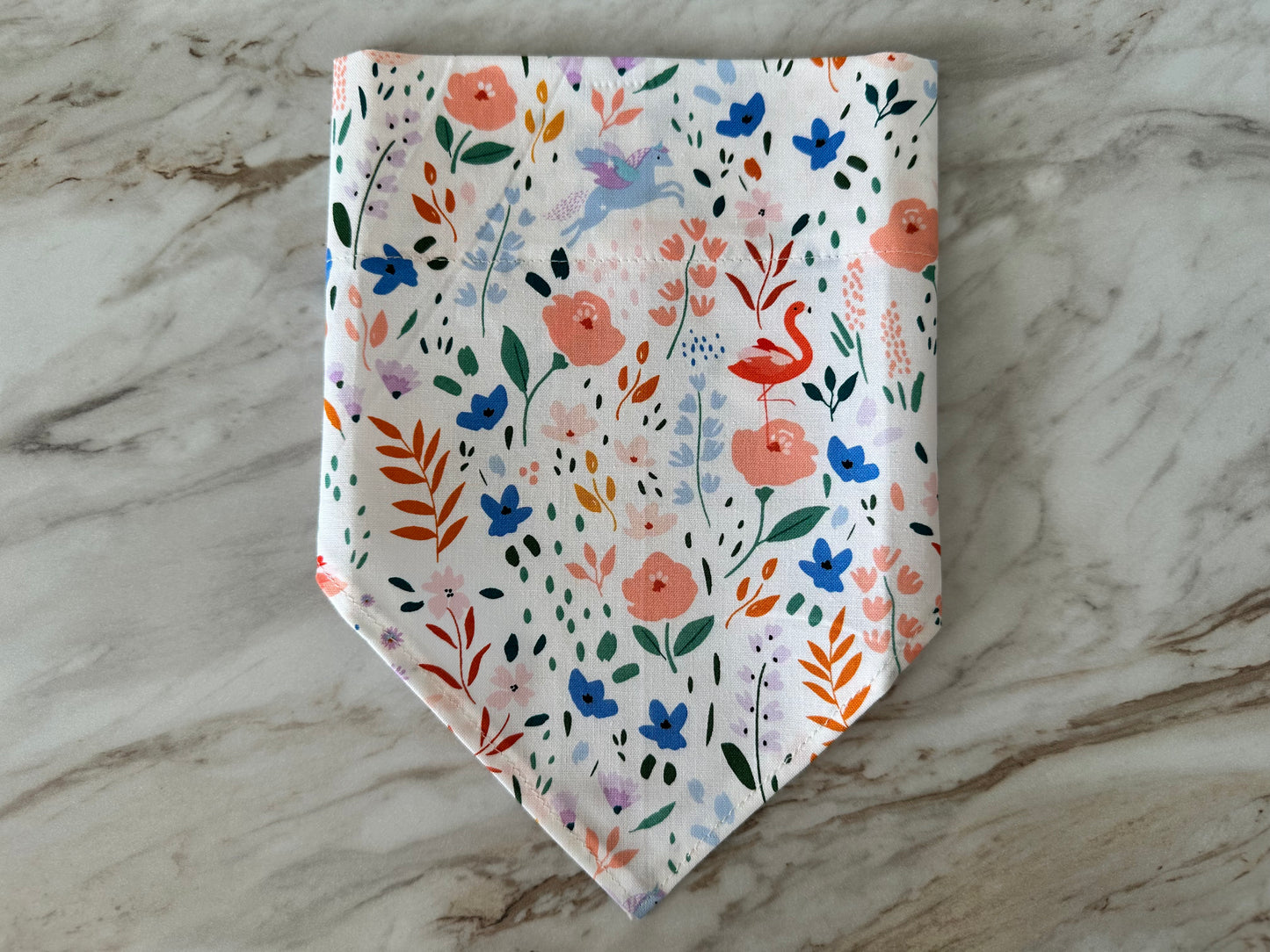 Floral | Flamingos + Unicorns | Bandana