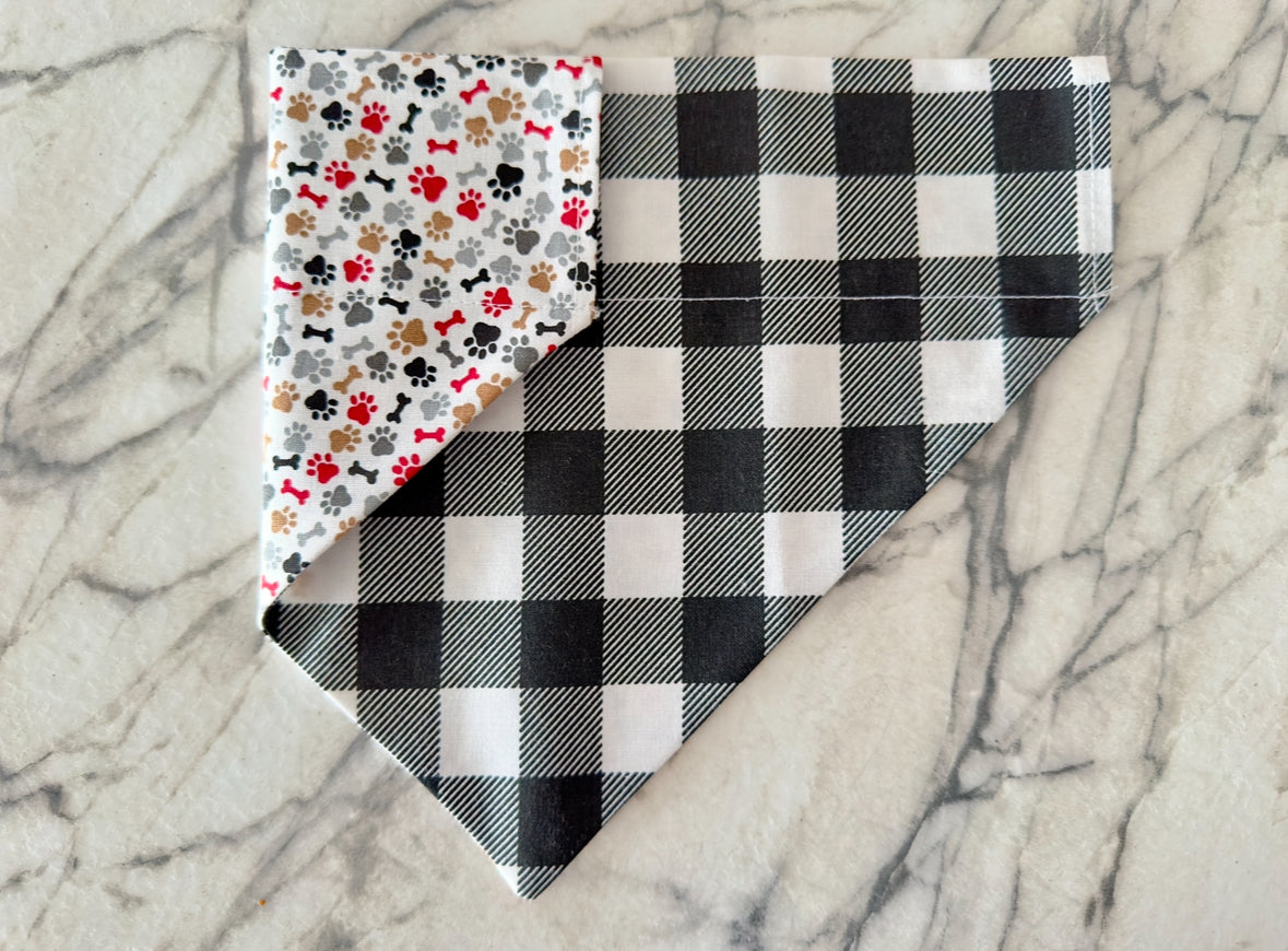 Plaid | White + Black