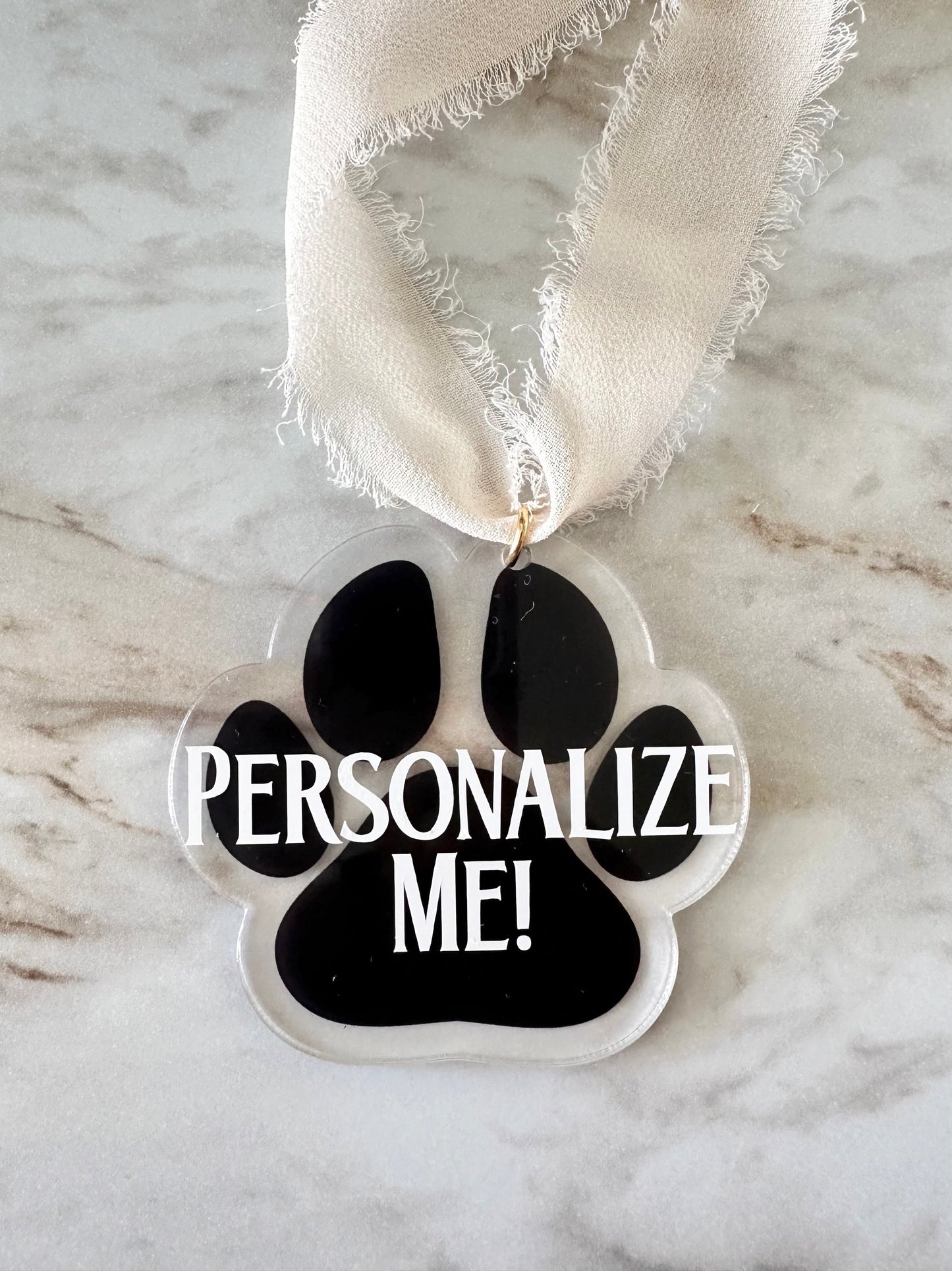 Paw Print Ornament