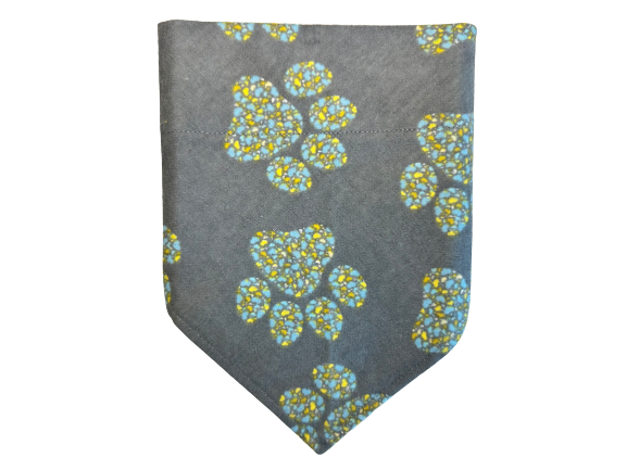 Geometric Paw Prints | Bandana