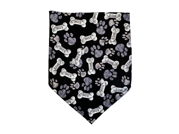 Paw Print + Bone| Bandana
