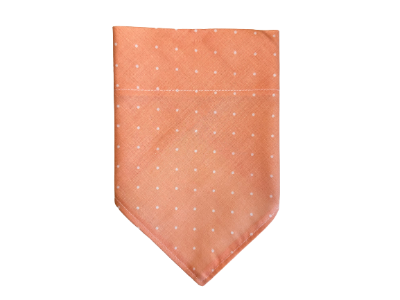 Polka Dot | Peach | Bandana