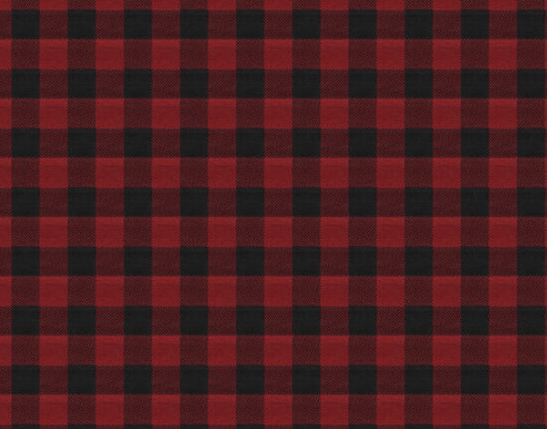 Plaid | Red + Black