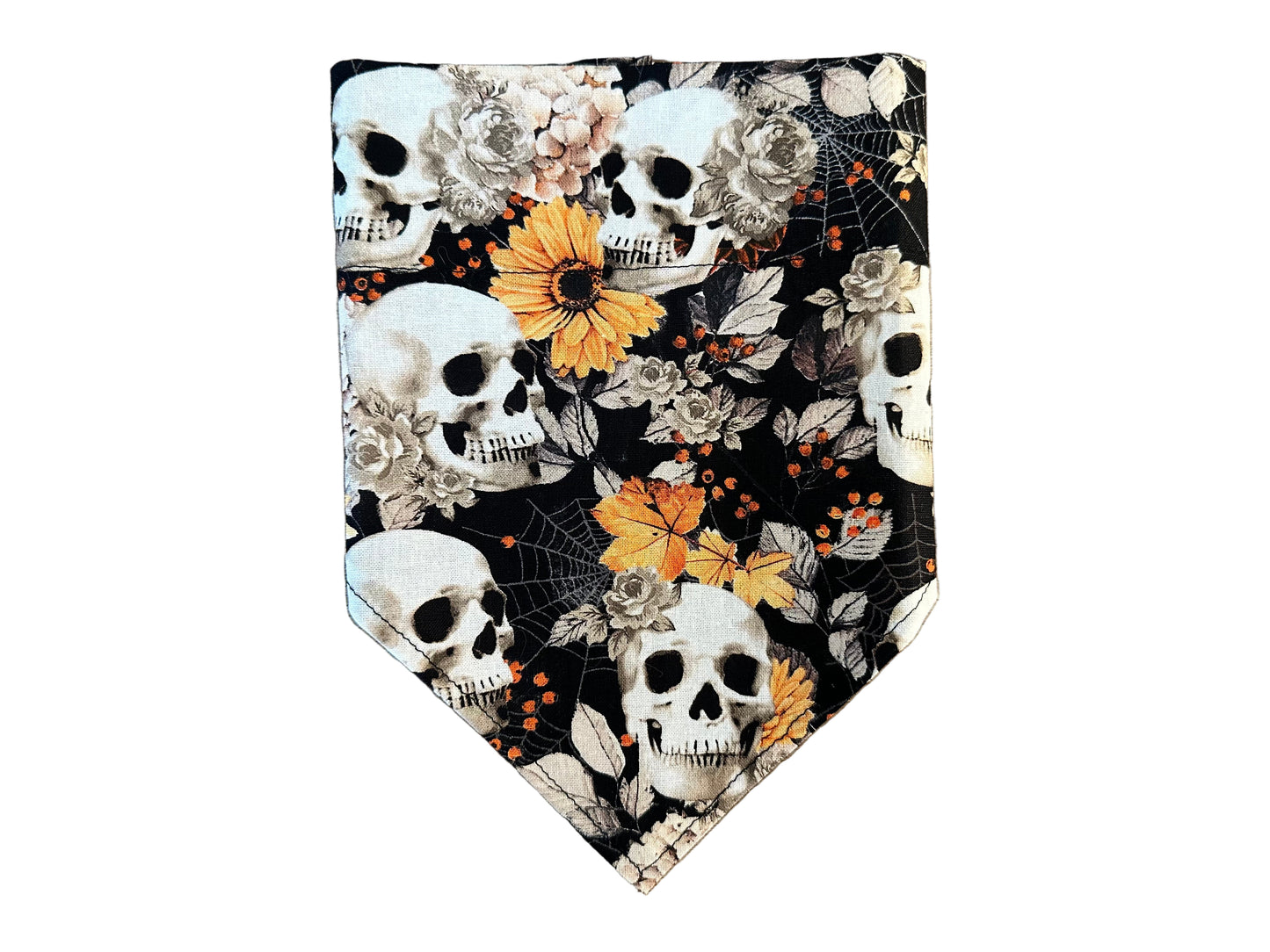 Floral Skulls | Black | Bandana