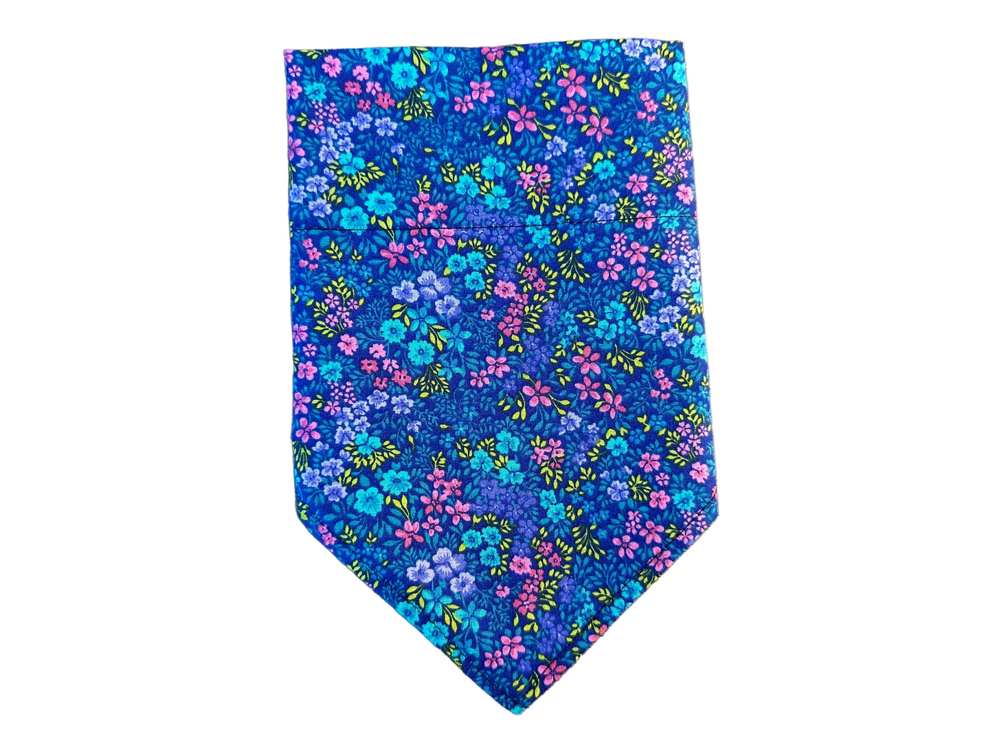 Floral | Pink + Blue | Bandana