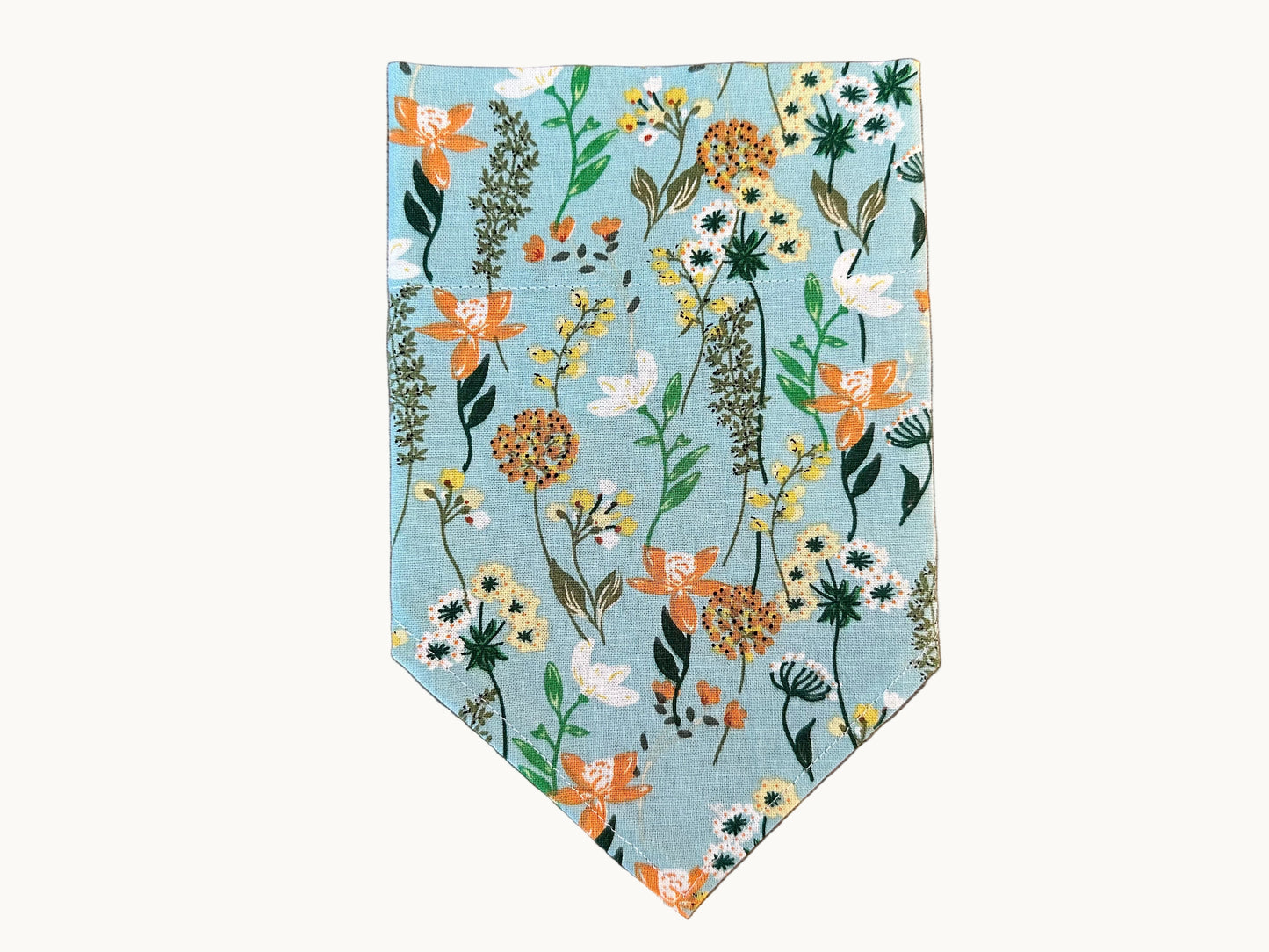 Floral | Light Blue | Bandana