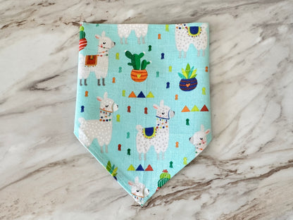Llama | Light Blue | Bandana