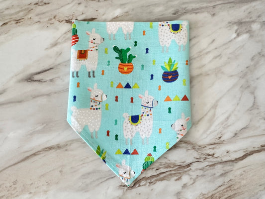 Llama | Light Blue | Bandana
