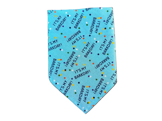 It's My Barkday! | Blue | Bandana