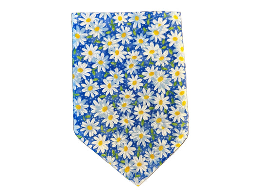 Floral | Daisies | Blue | Bandana