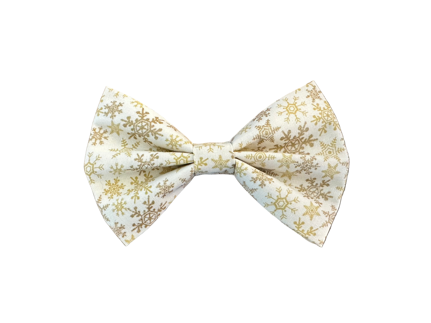 Snowflakes | Gold | Bow Tie