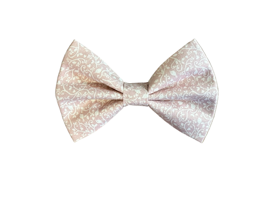 Mini Floral | Pink + White | Bow Tie