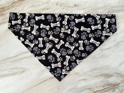 Paw Print + Bone | Bandana