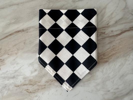 Checker | White + Black | Bandana