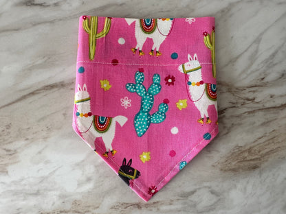 Llamas | Pink | Bandana