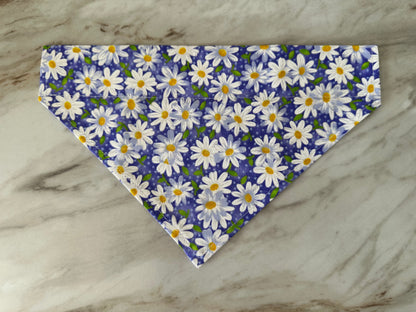 Floral | Daisies | Purple | Bandana