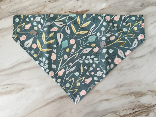 Floral | Green | Bandana
