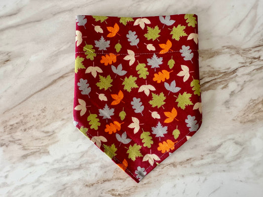 Leaves | Maroon | Bandana