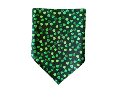 Mini Shamrocks | Black | Bandana