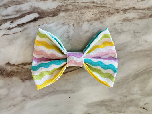 Pastel Squiggles | Bow Tie