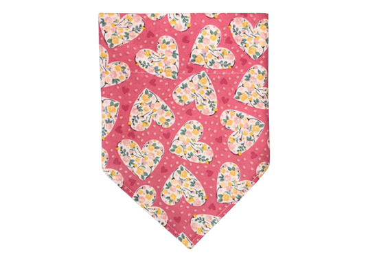 Floral Hearts | Bandana