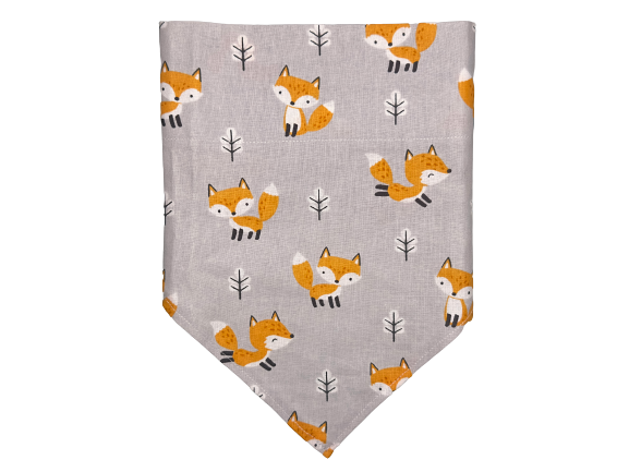 Foxes | Light Grey | Bandana