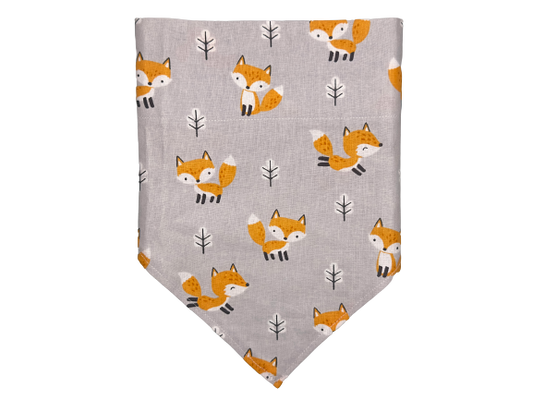 Foxes | Light Grey | Bandana