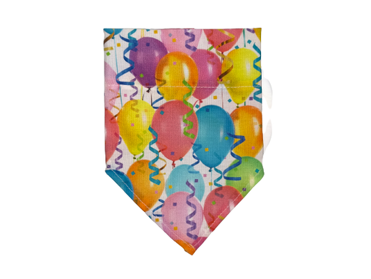 Birthday Balloons | White | Bandana