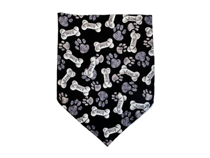 Paw Print + Bone| Bandana