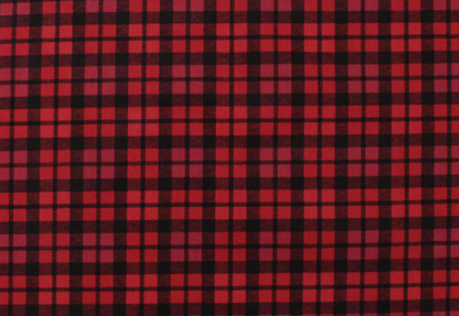 Plaid | Red + Black