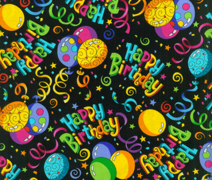 Birthday Streamers + Balloons