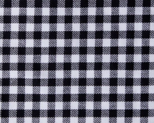 Plaid | White + Black
