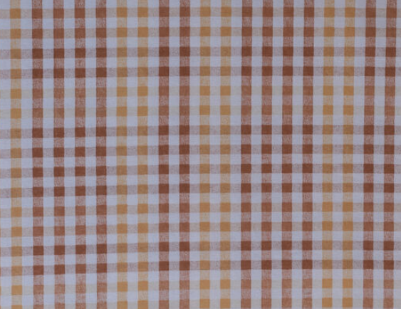 Gingham | Orange + Brown