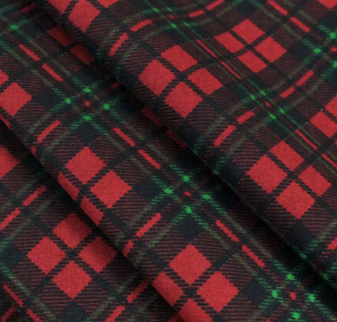 Plaid | Red, Green + Black